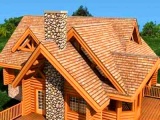 Крыша из древесины